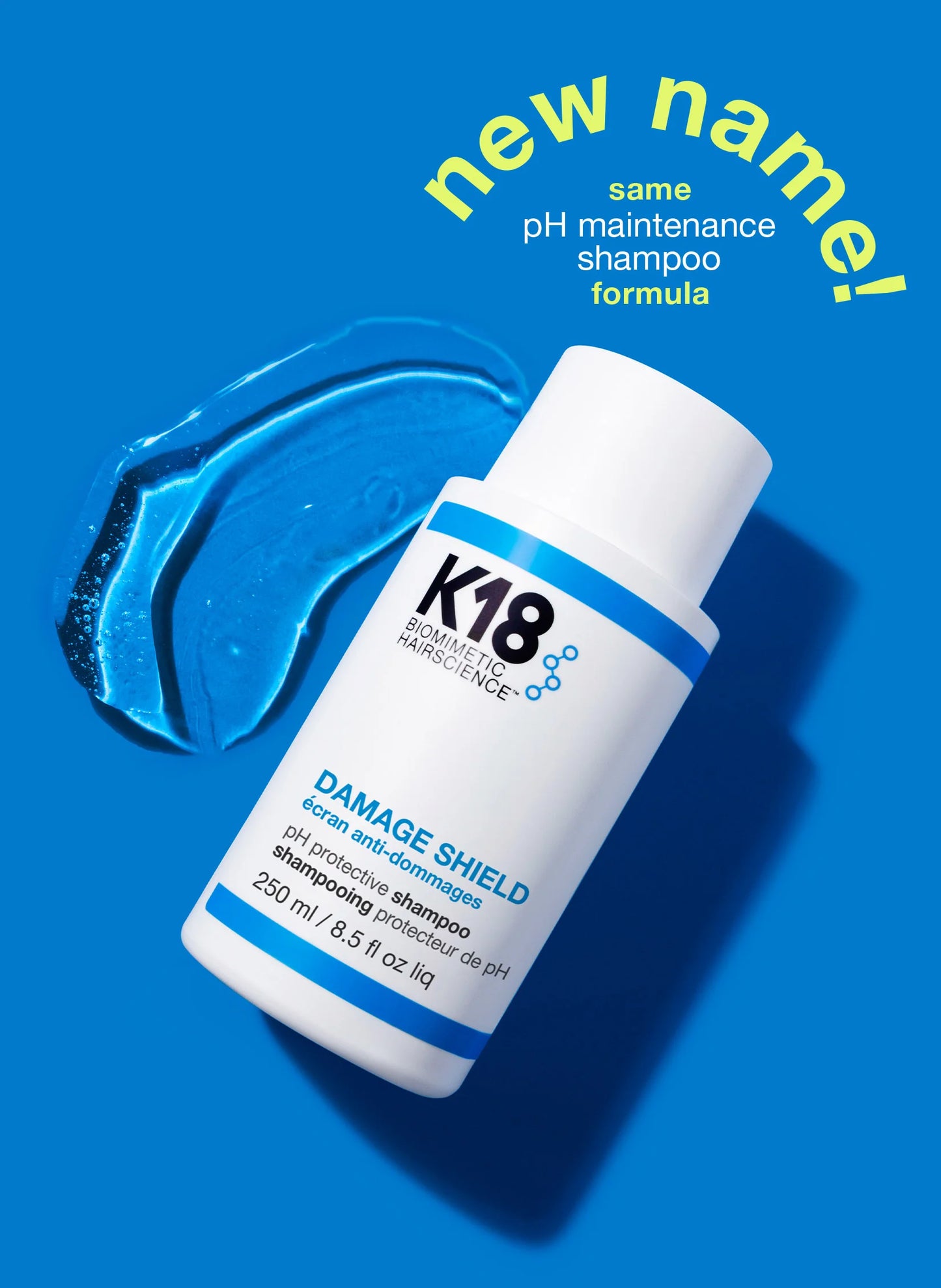 K18 DAMAGE SHIELD pH Protective Shampoo 250ml