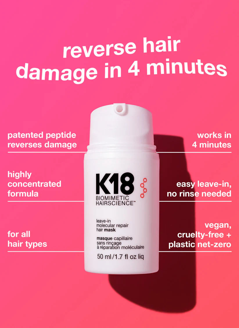 K18 Next-Level Repair Trio | FREE Molecular Repair Oil 10ml